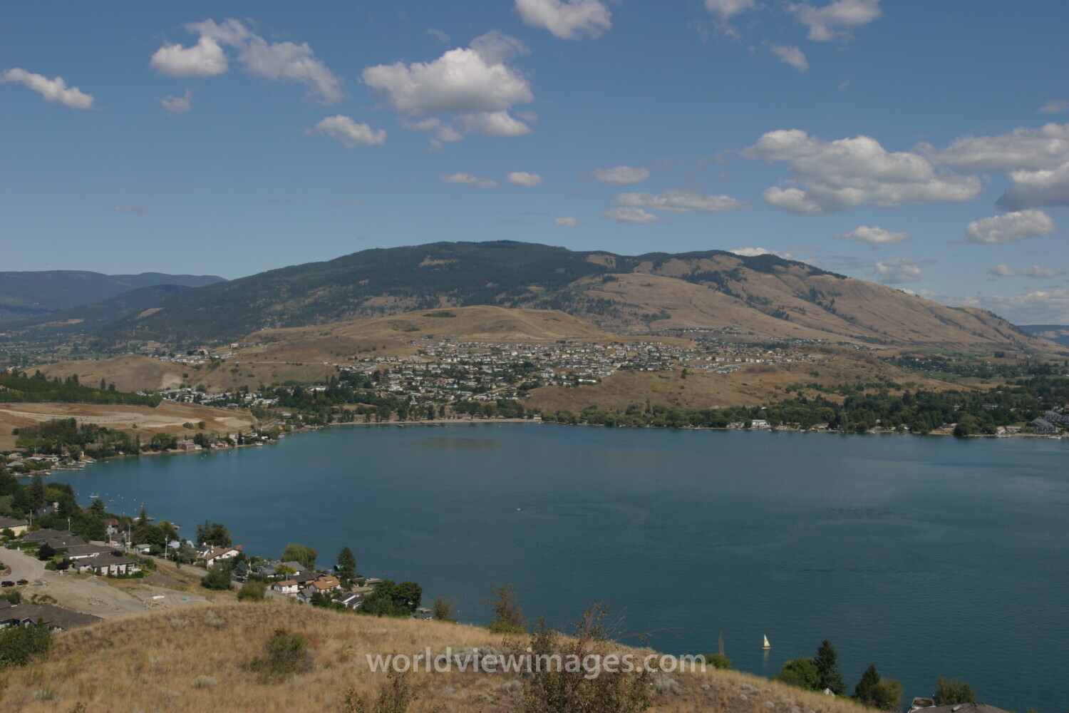 Okanagan lake in Canada
