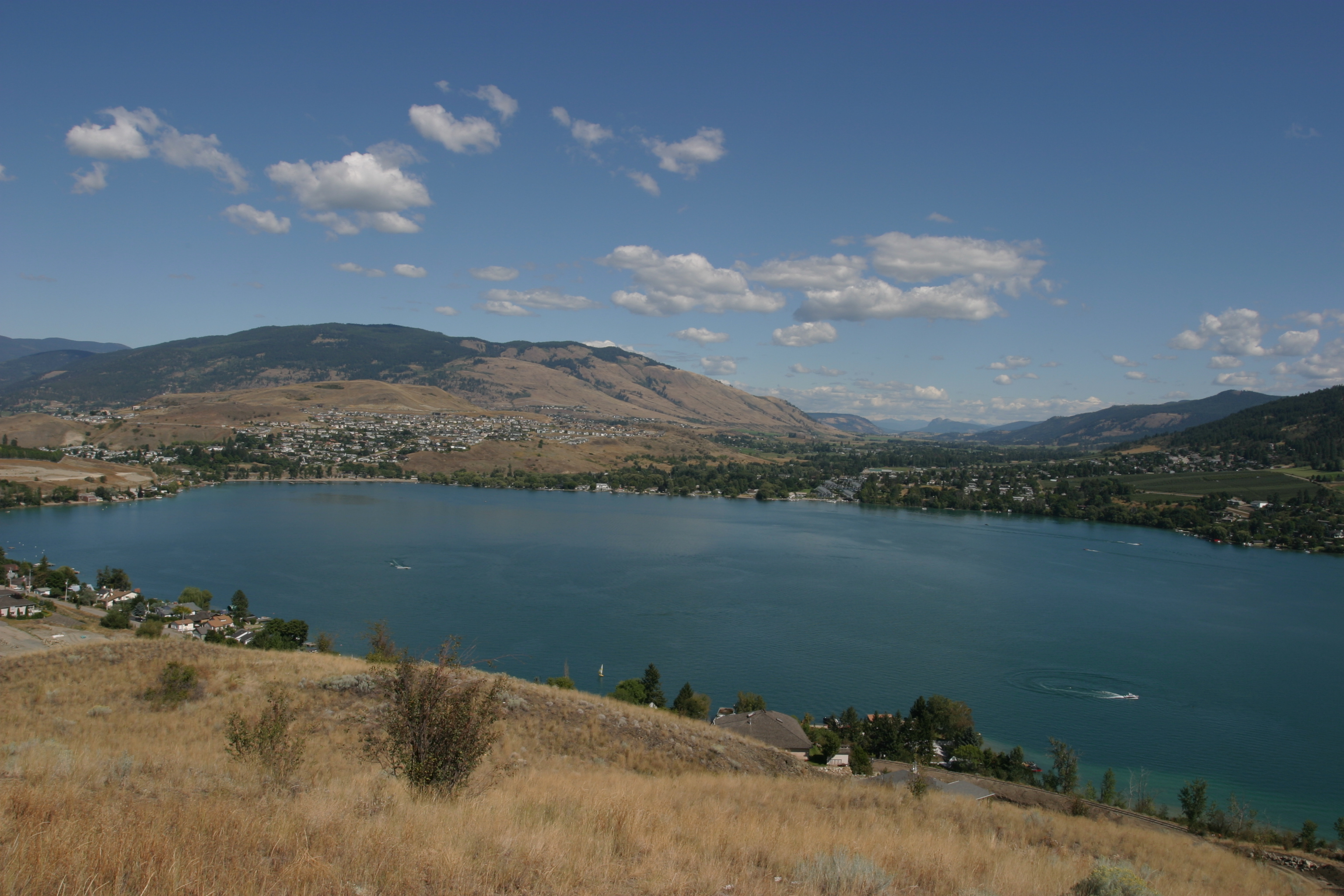 Okanagan lake in Canada