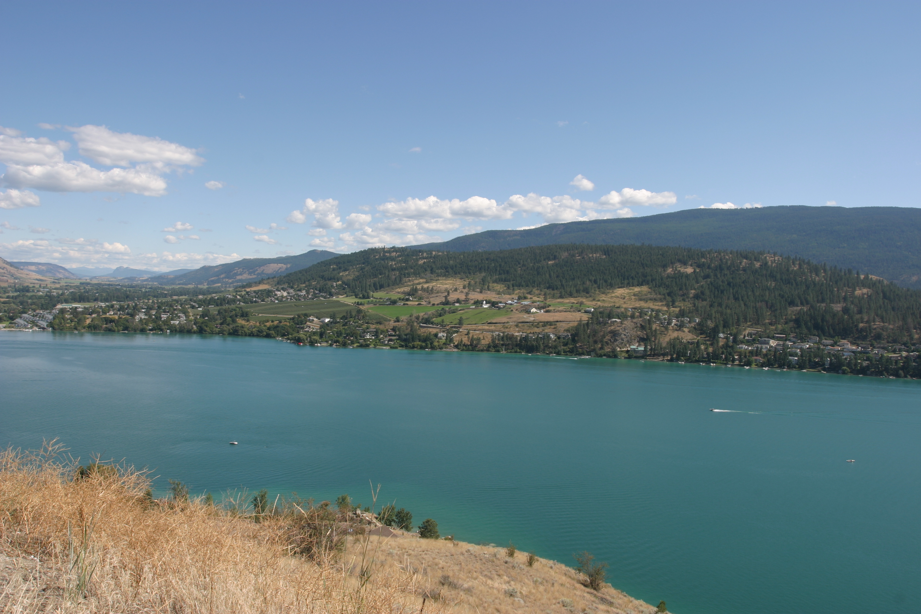 Okanagan lake in Canada