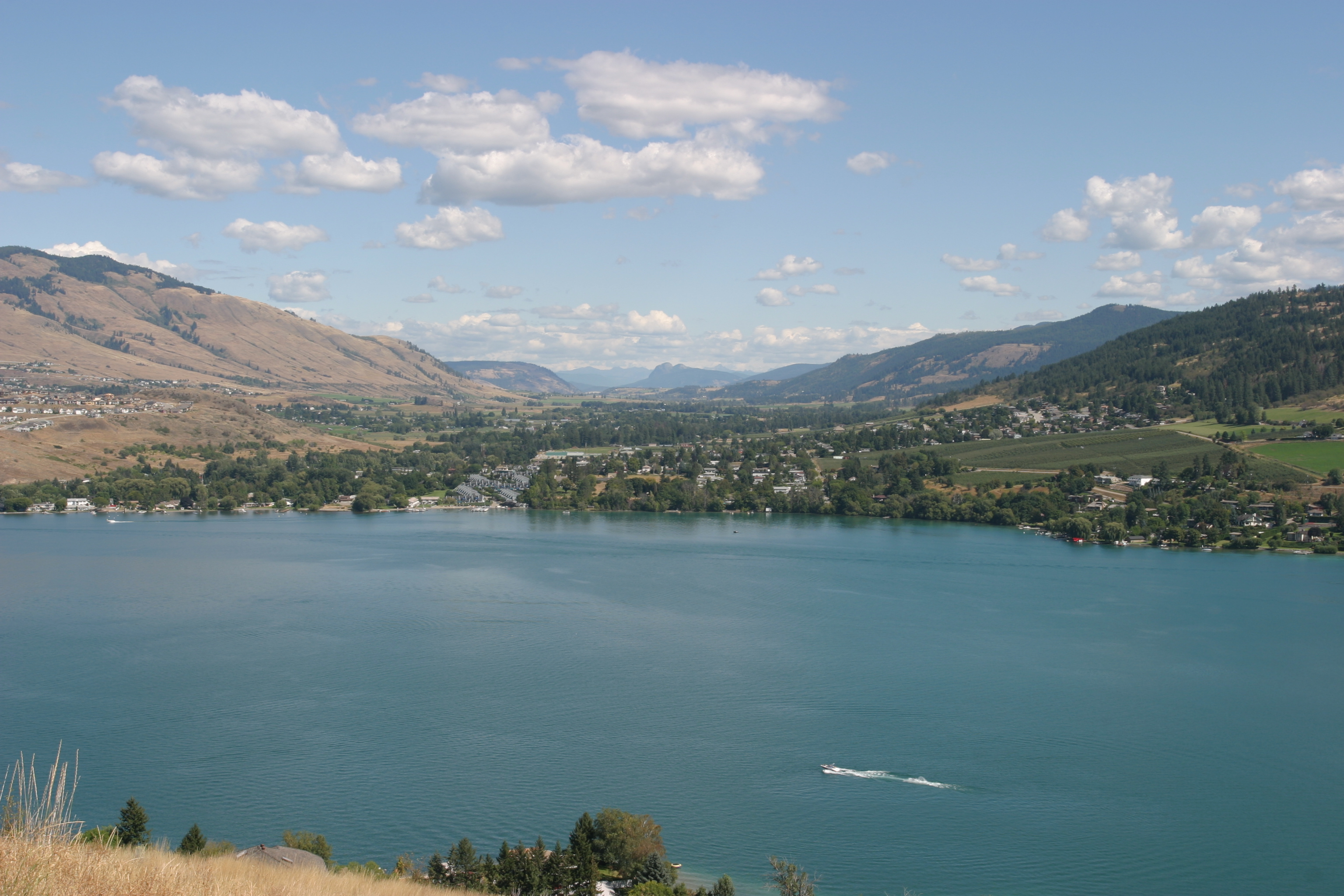 Okanagan lake in Canada