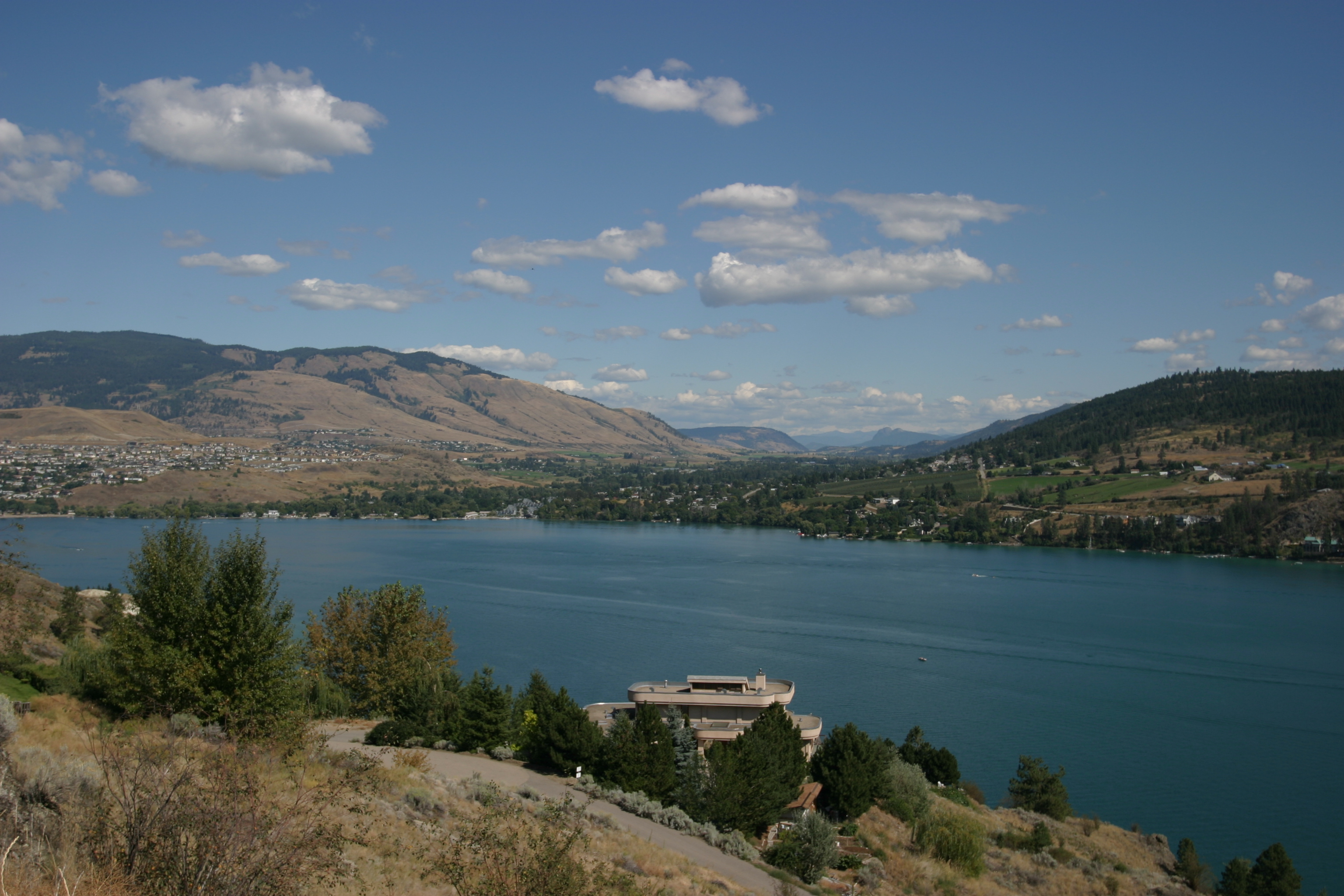Okanagan lake in Canada