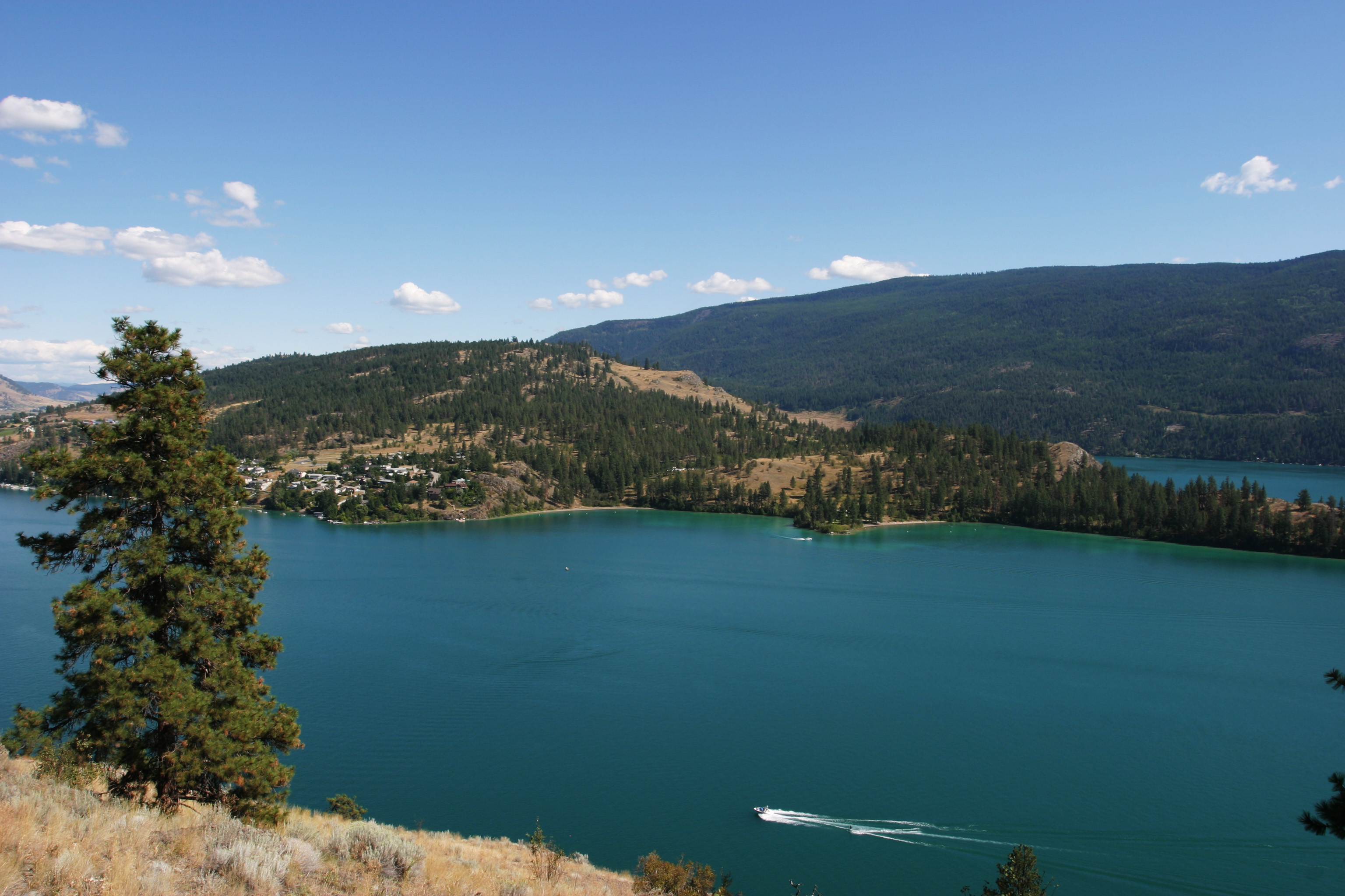 Okanagan lake in Canada