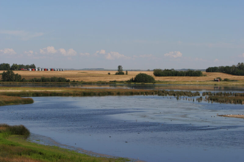 Prarrie Lake — Stock Images of Lakes: Typical lake in Central Alberta Canada — Canada, Alberta, Lake, Lakes, Pond