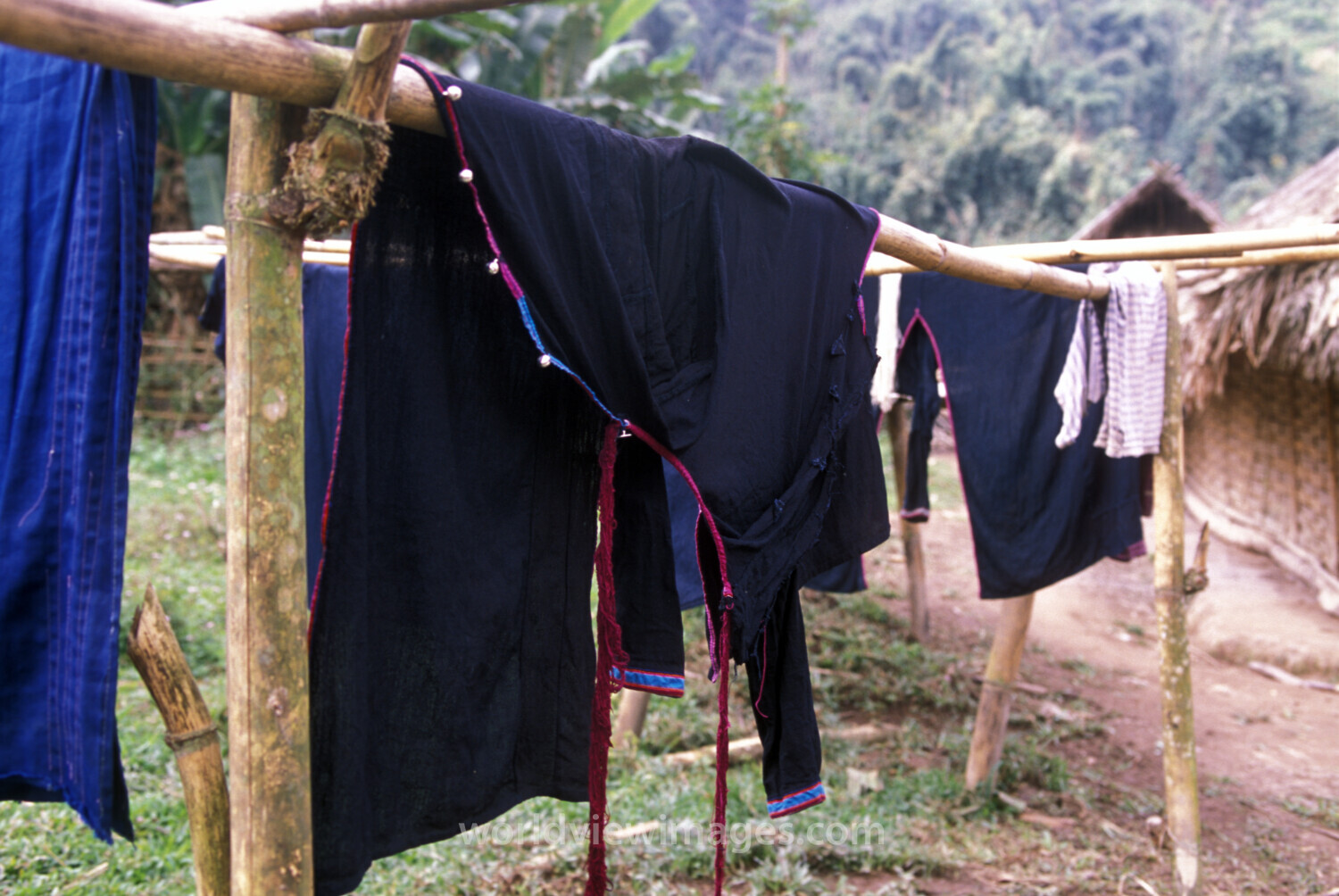 Ethnic Dress Drying