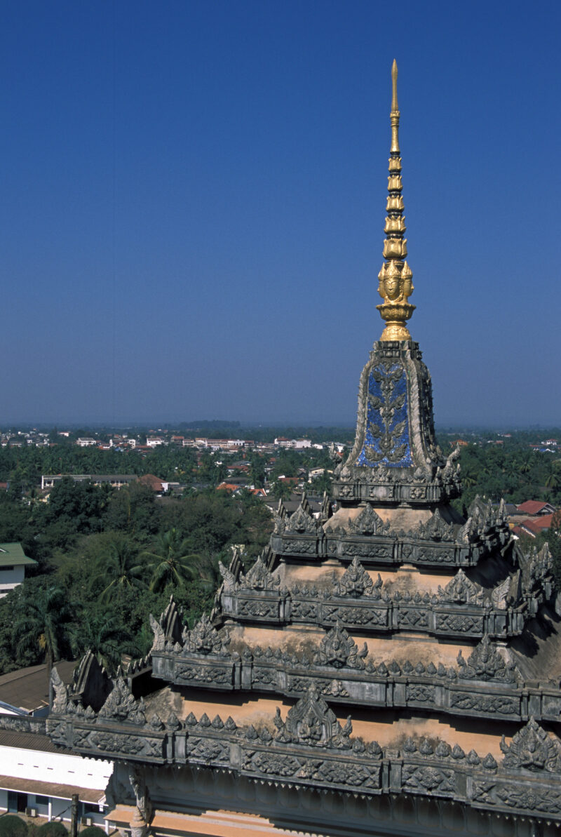 War Memorial — Scenes from the capital city of Laos, Ventiene — Laos, Southeast Asia, Ventiene, capital