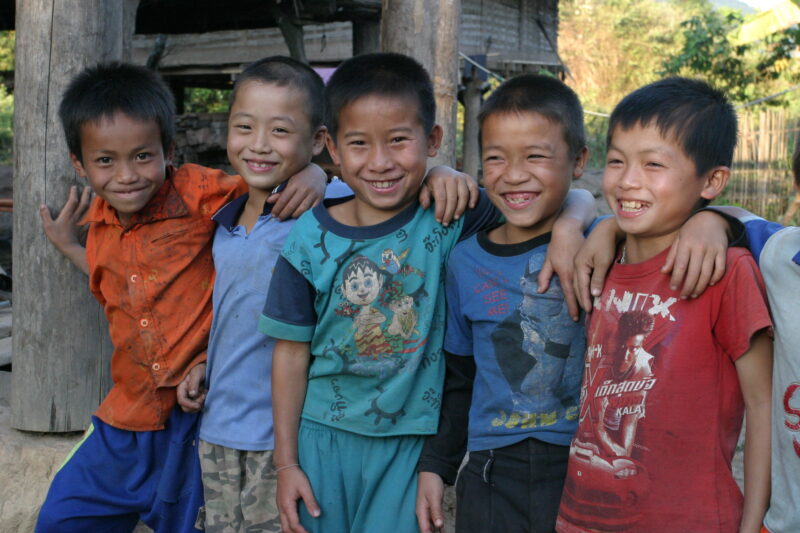 Children in Laos — Ethnic Minority Children in Northern Laos — Laos, Southeast Asia, children, child, boy