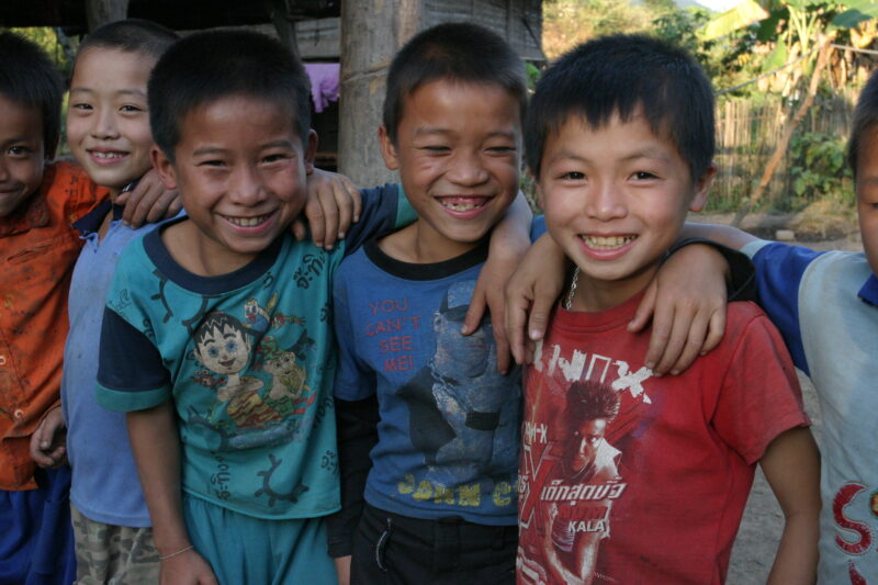 Children in Laos — Ethnic Minority Children in Northern Laos — Laos, Southeast Asia, children, child, boy