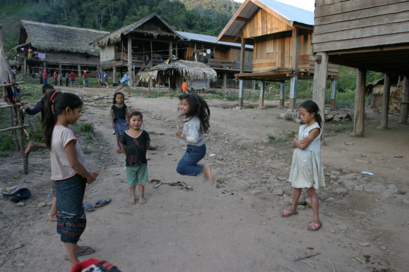 Children in Laos — Ethnic Minority Children in Northern Laos — Laos, Southeast Asia