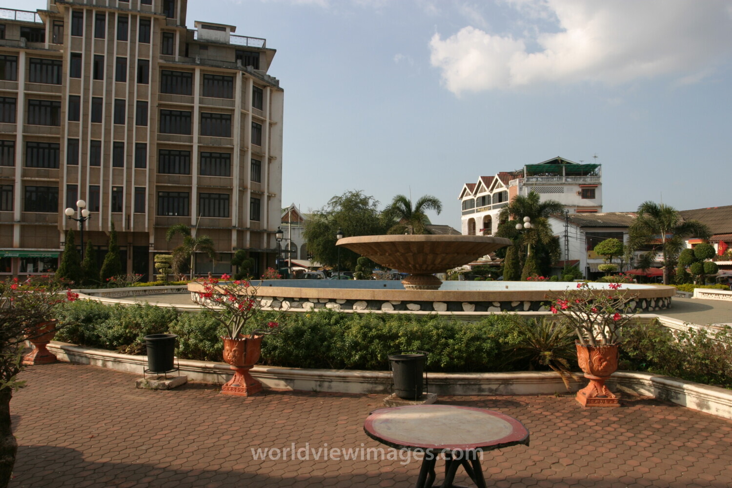 Fountain in Vientiene