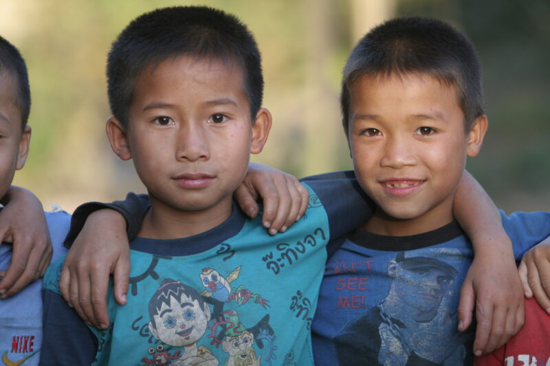 Children in Laos — Ethnic Minority Children in Northern Laos — Laos, Southeast Asia, children, child, boy