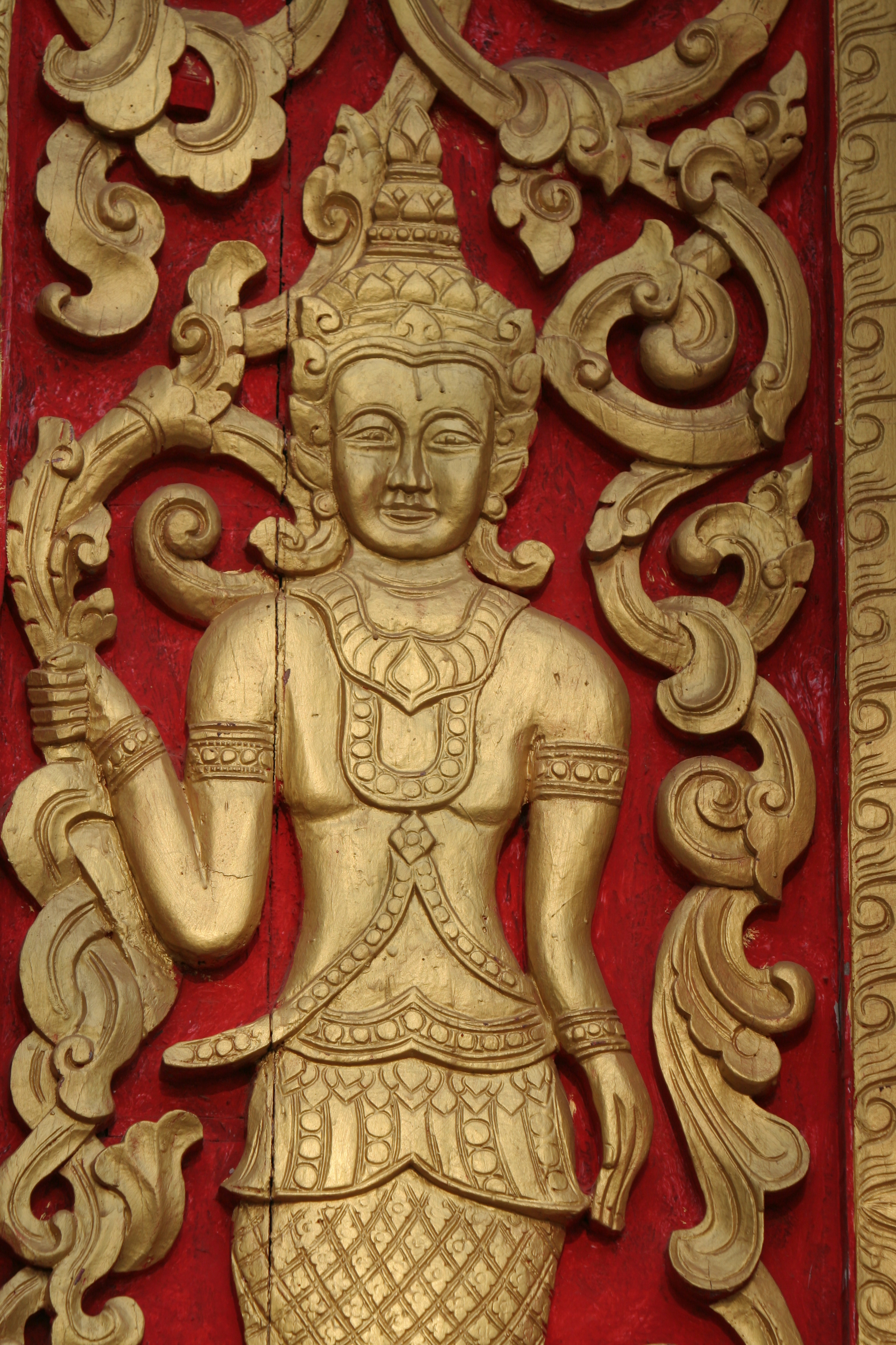 Buddhist Carving in Laos