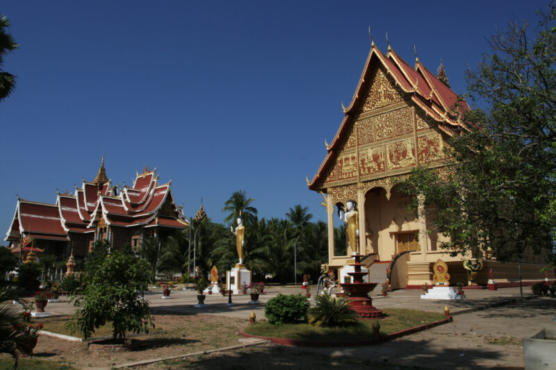 Buddhist Temple in Laos — Buddhist temple in Ventiene, Laos — Laos, Southeast Asia, Ventiene, capital, Buddhism