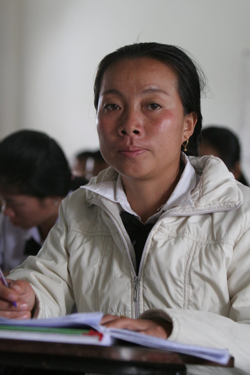 Students in Laos — High School students learn about HIV and AIDS, at a health program conducted at their school in a awareness program sponsored by ADRA. — L...