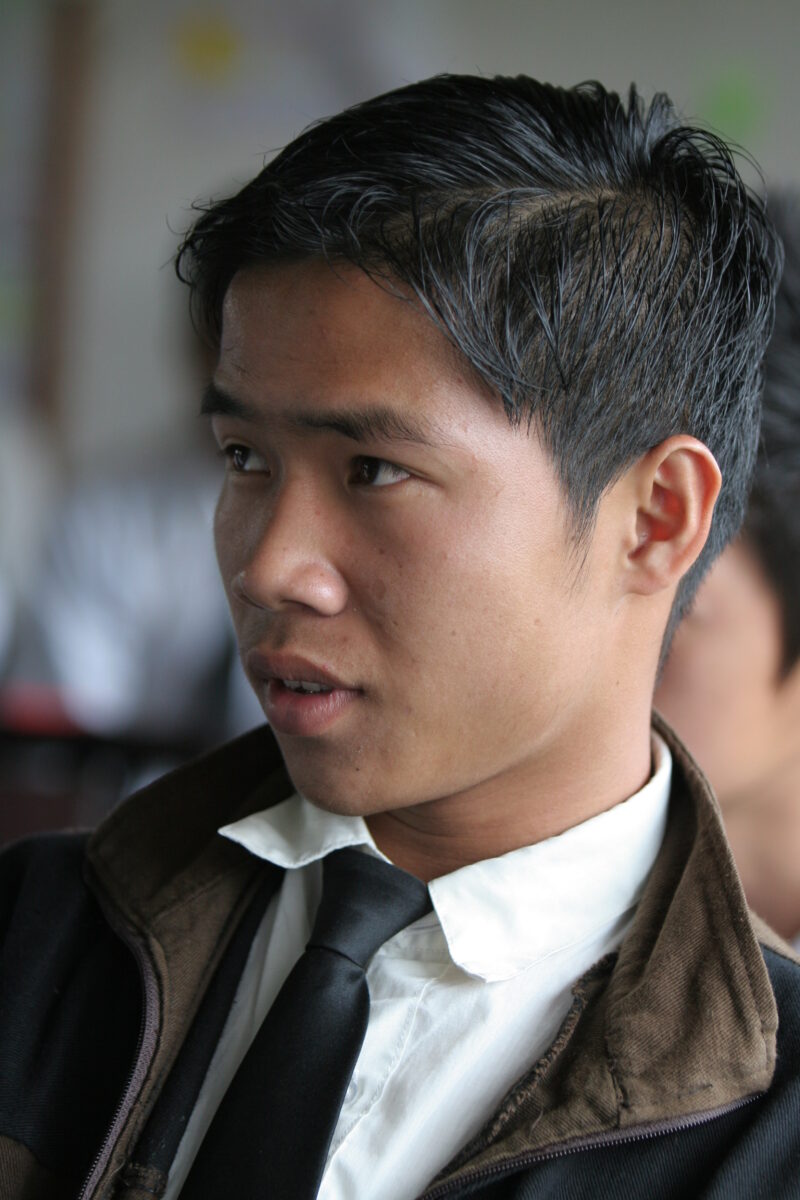 Students in Laos — High School students learn about HIV and AIDS, at a health program conducted at their school in a awareness program sponsored by ADRA. — L...