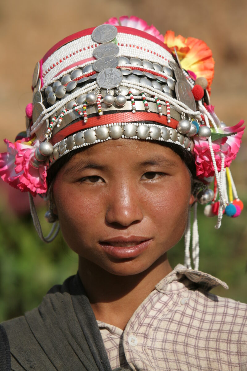 Girl in Laos — Stock Images of the faces of young girls, living in Laos, Southeast Asia — Laos, Laoation, girl, girls, faces