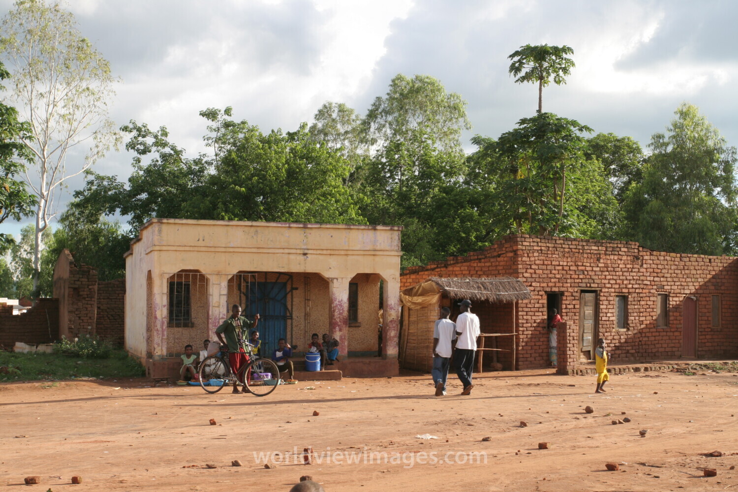 Village Street in Malawi