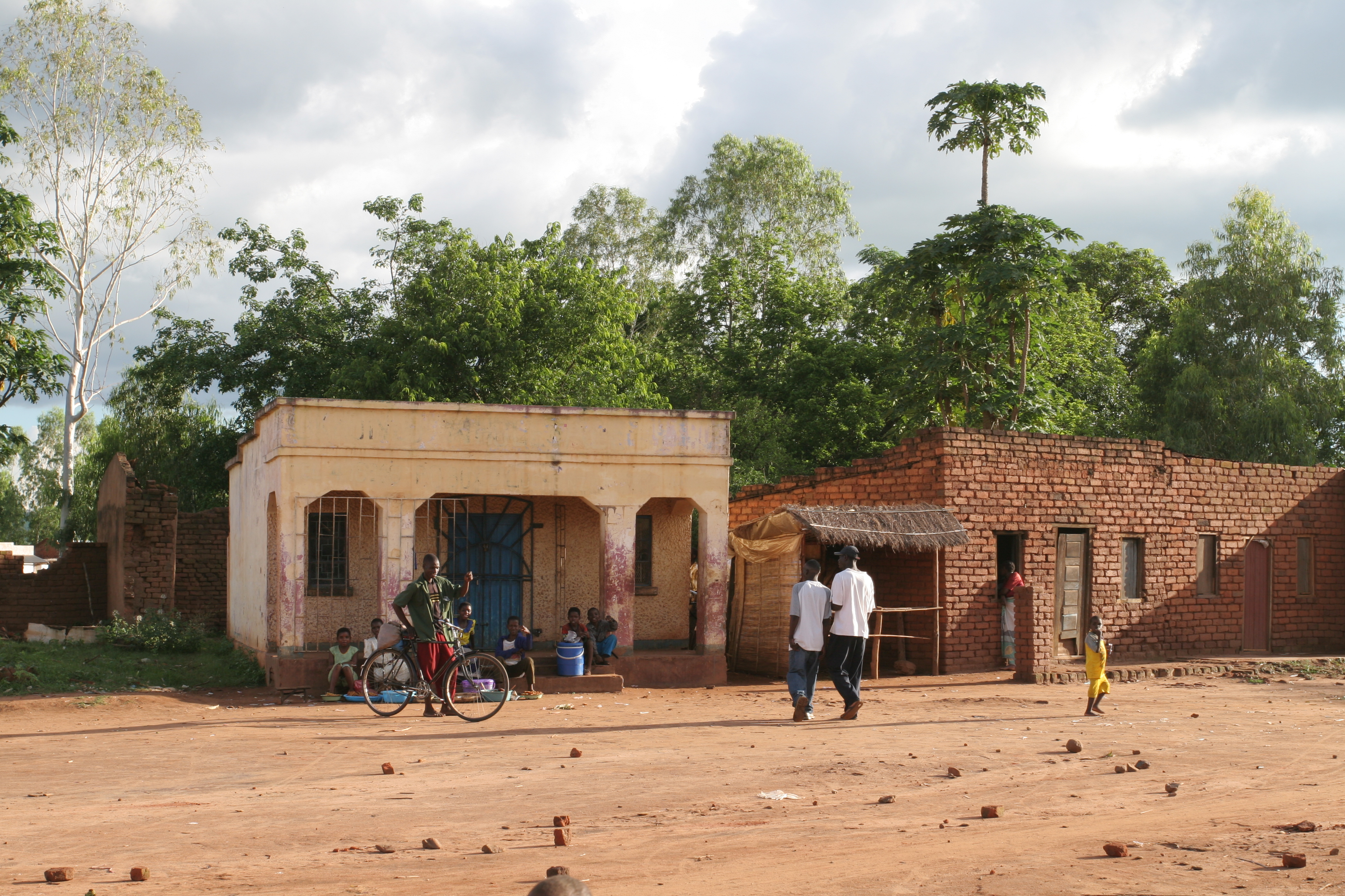 Village Street in Malawi