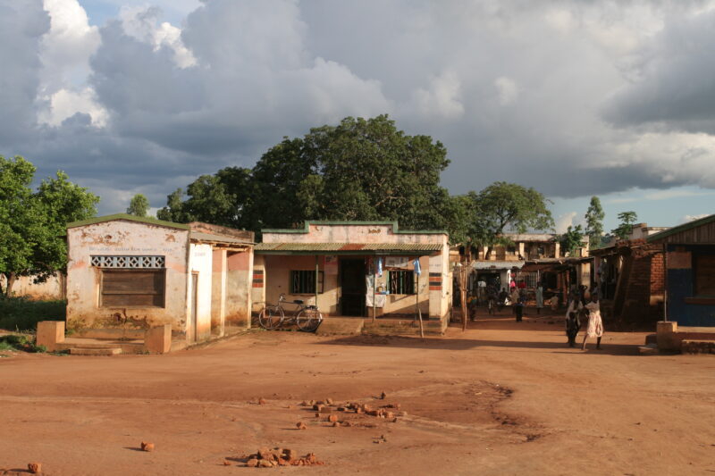 Village Street in Malawi — Malawi, Africa