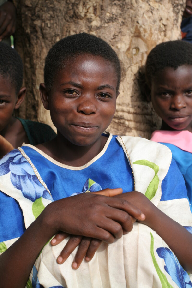 Children in Malawi — Children gather to receive health training from ADRA outside their school in Malawi Africa. — Malawi, Africa, children, students, health...