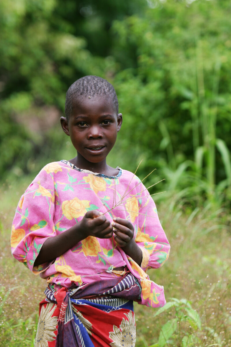 Girl in Field in Malawi — Malawi, Africa