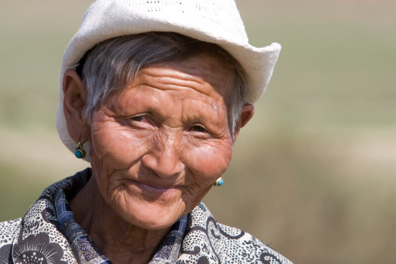 Woman in Mongolia — Stock Images of Mongolia: Woman Closeup — Mongolia, faces, woman, women