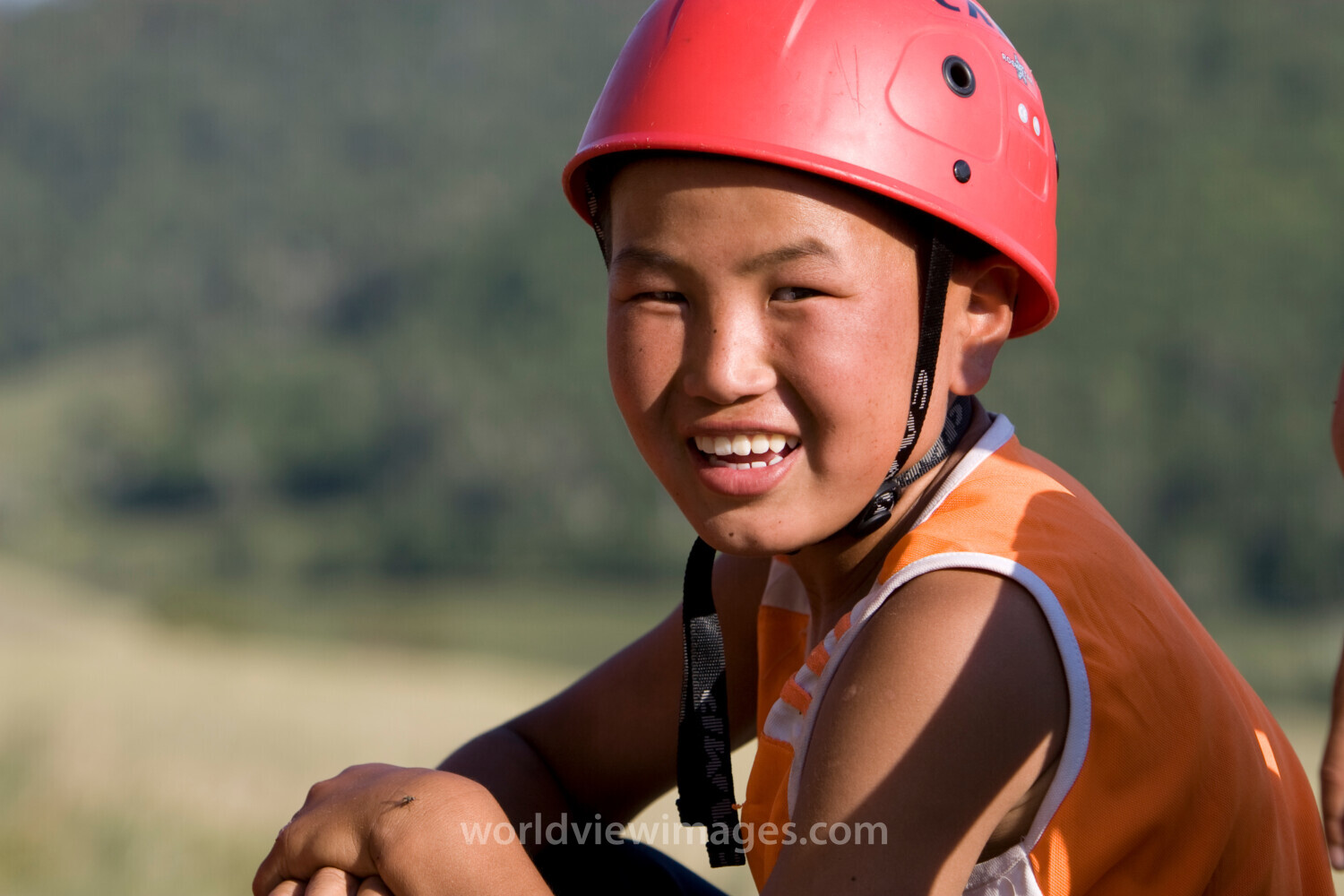 Girl in Mongolia