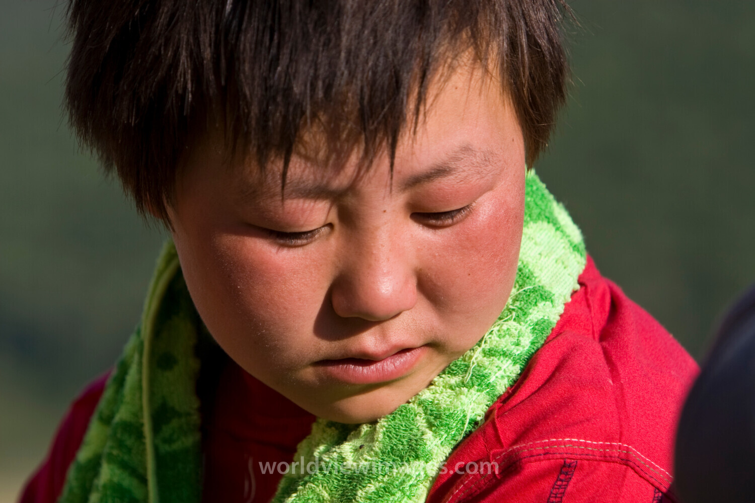 Boy in Mongolia