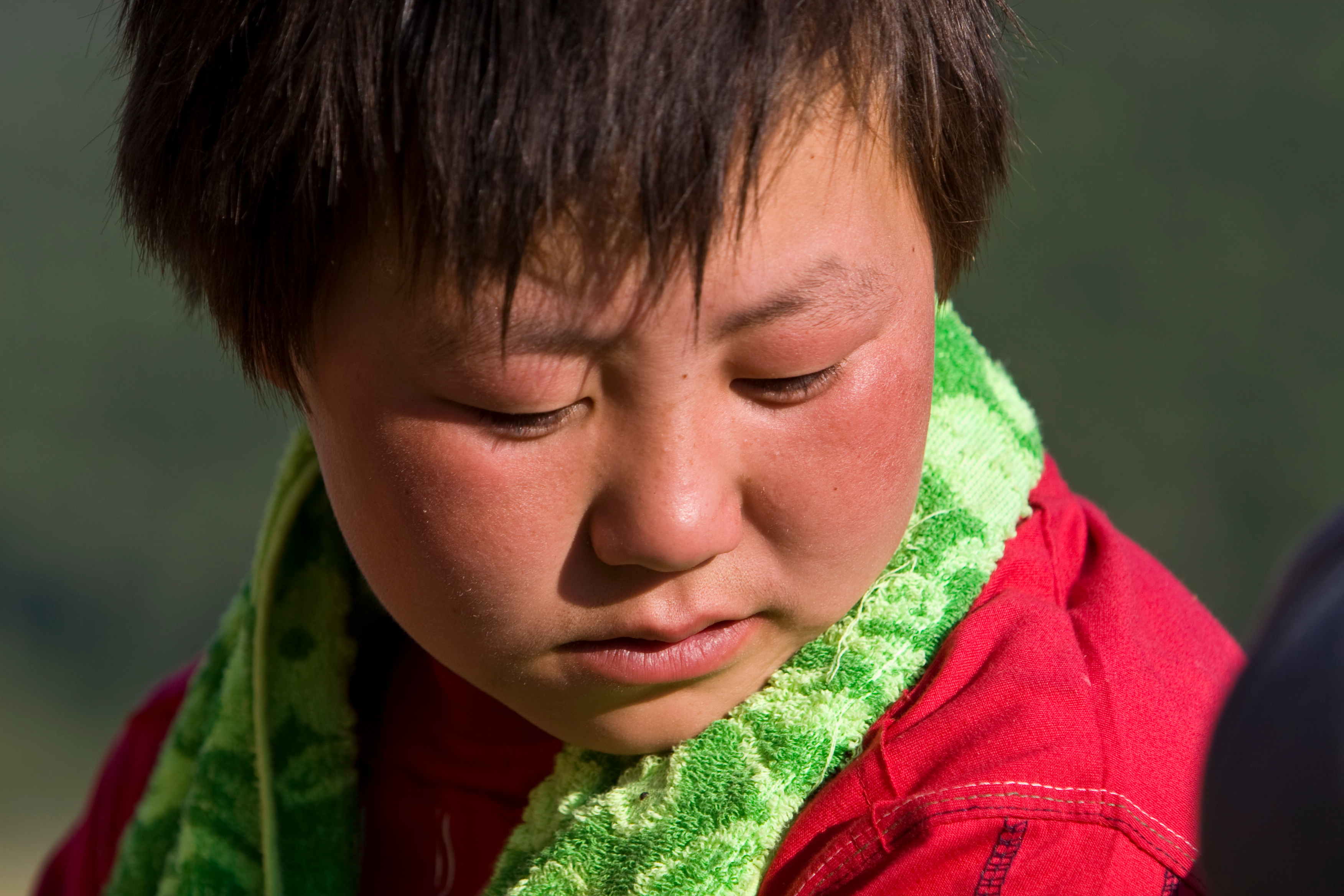 Boy in Mongolia