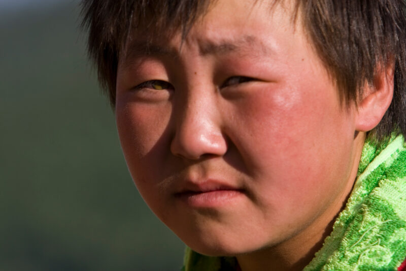 Boy in Mongolia — Stock Images of boys closeup in Mongolia — Mongolia, faces, boy, boys