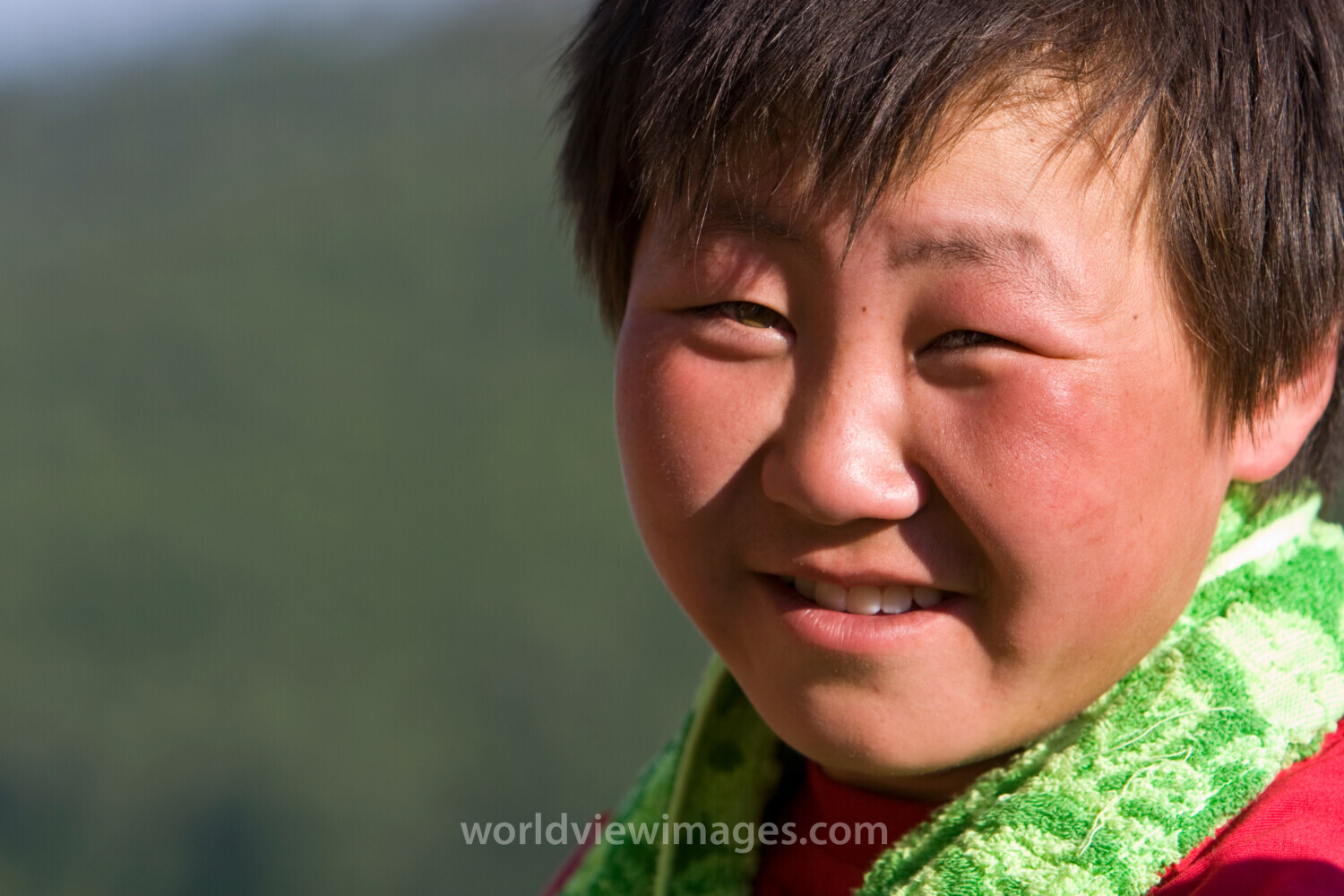 Boy in Mongolia