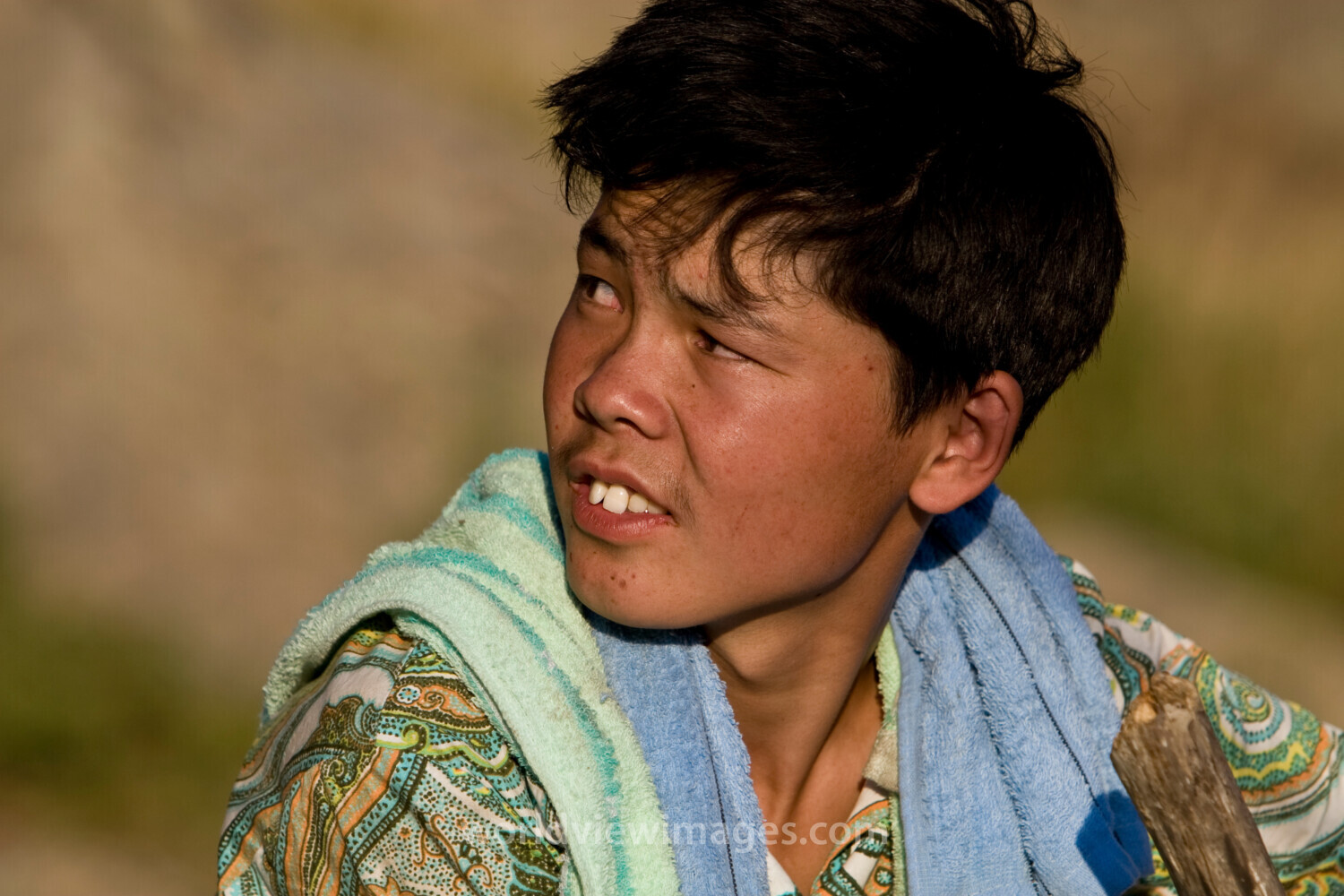 Boy in Mongolia
