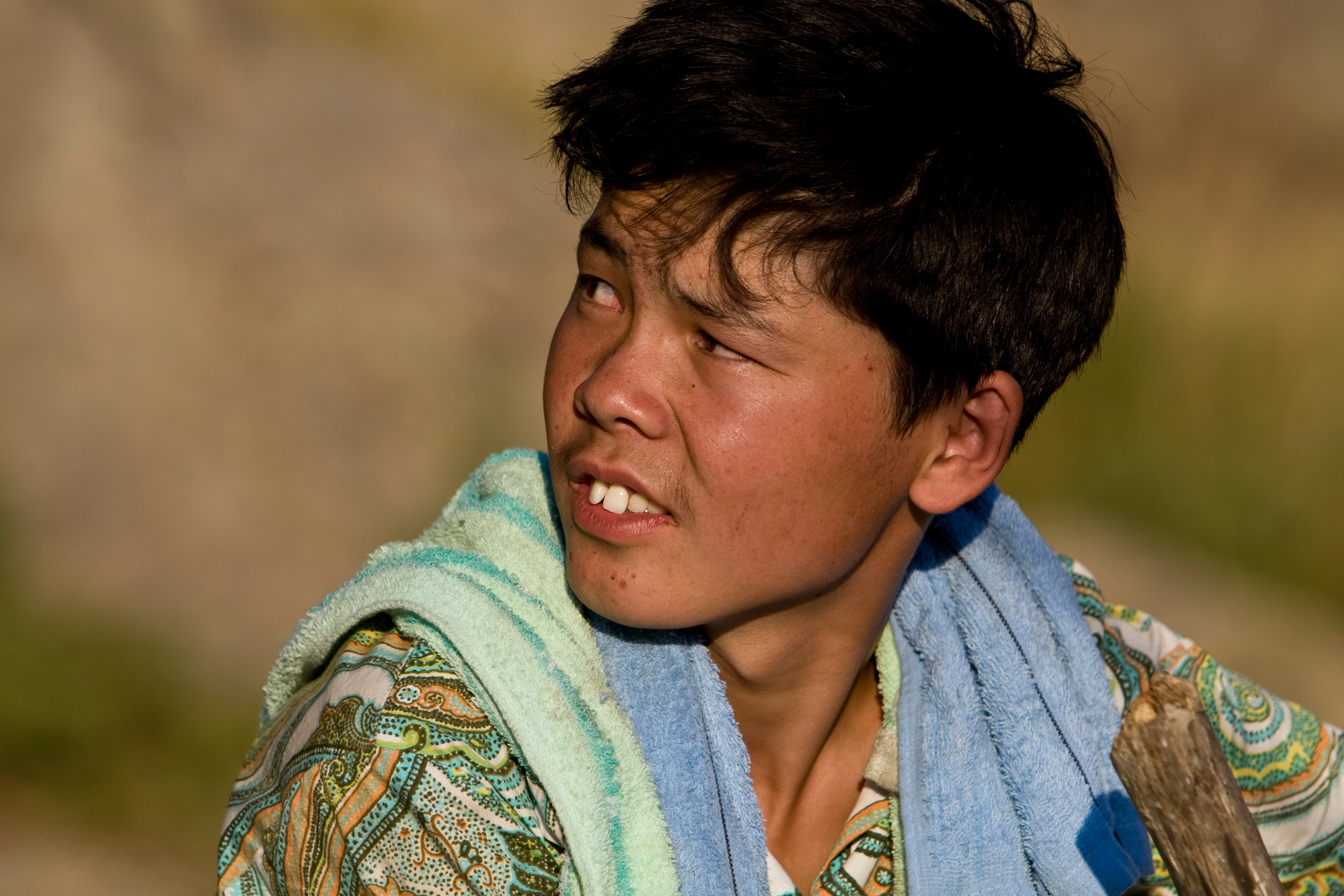 Boy in Mongolia