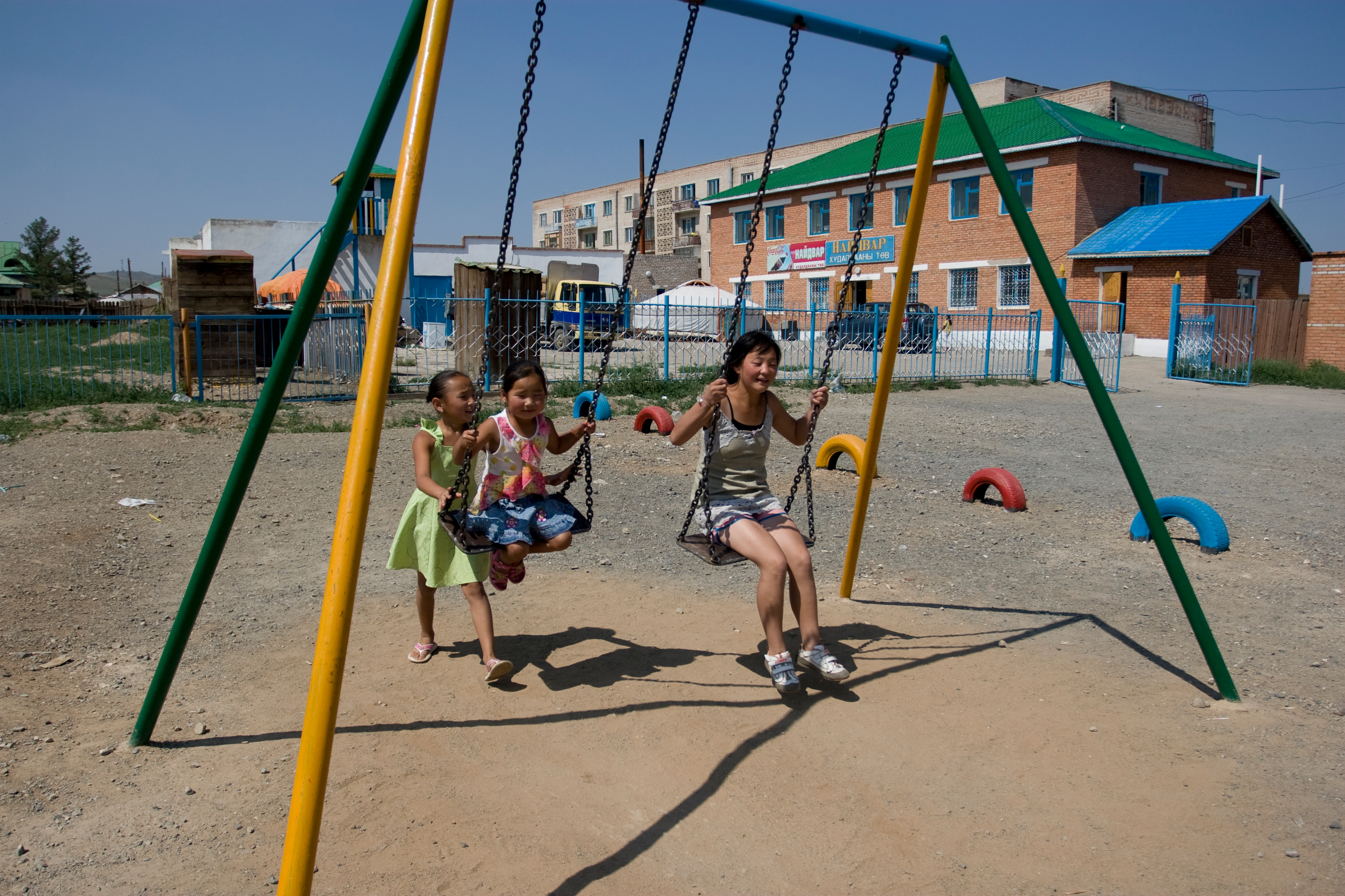 Children in Mongolia