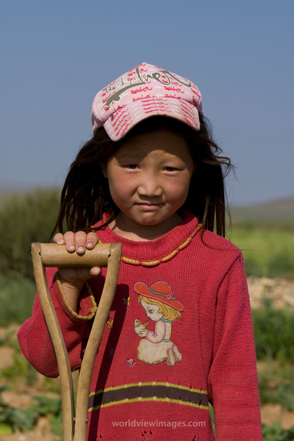 Girl in Mongolia