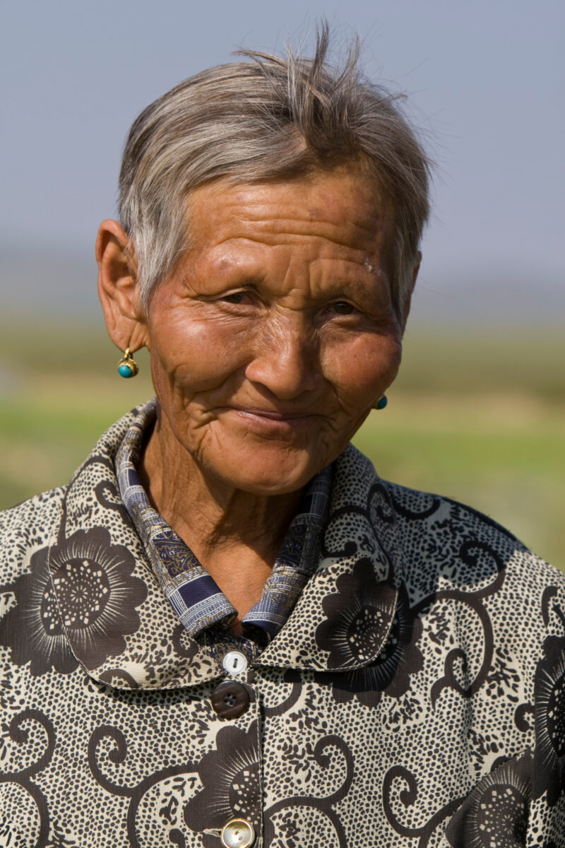 Woman in Mongolia — Stock Images of Mongolia: Woman Closeup — Mongolia, faces, woman, women