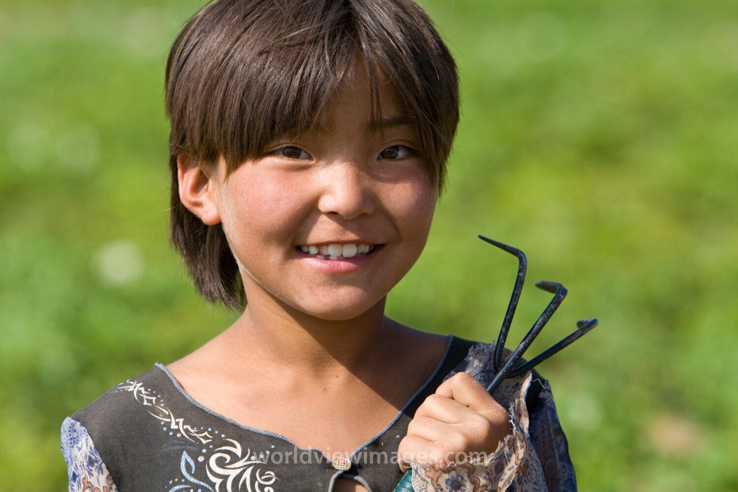 Girl in Mongolia