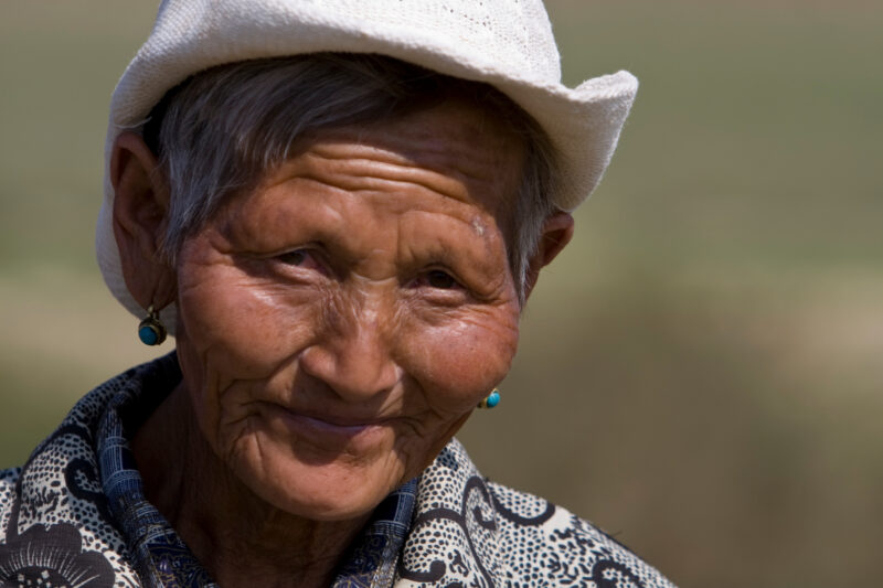 Woman in Mongolia — Stock Images of Mongolia: Woman Closeup — Mongolia, faces, woman, women