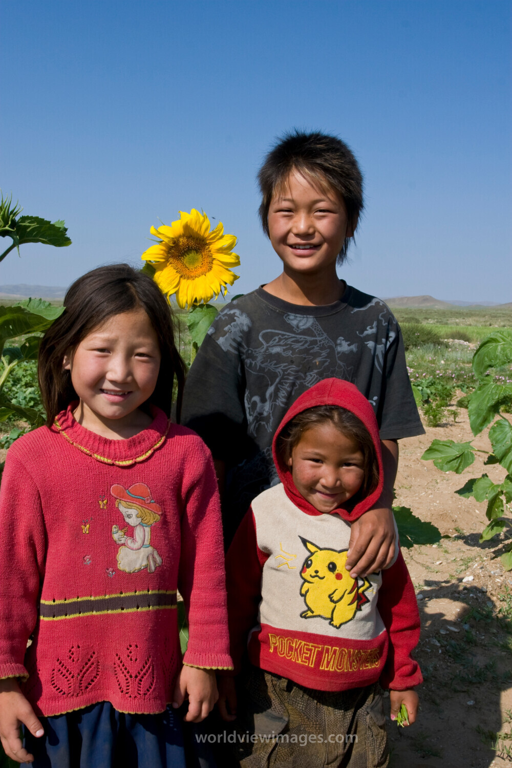 Children in Mongolia