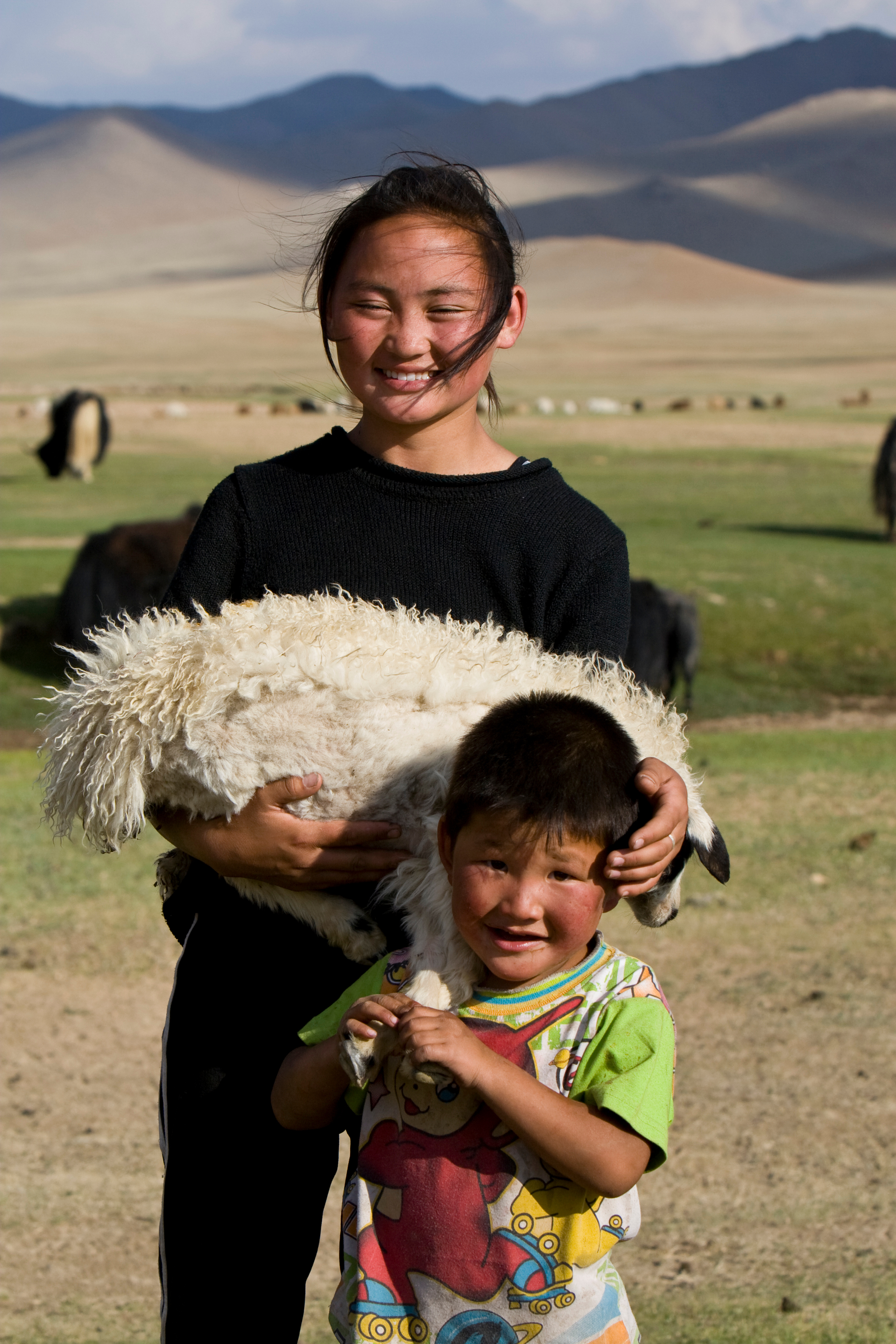 Girl in Mongolia