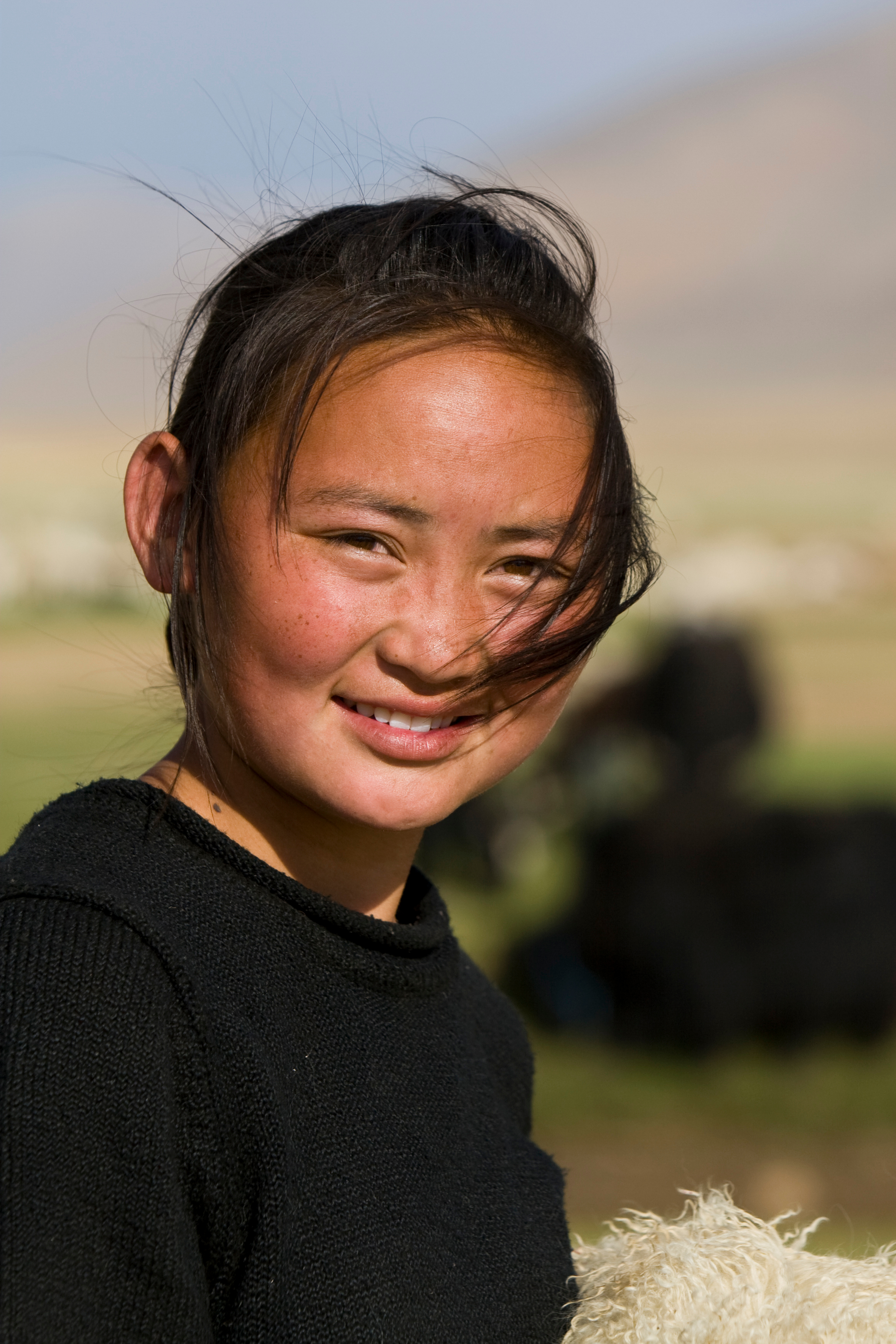 Girl in Mongolia