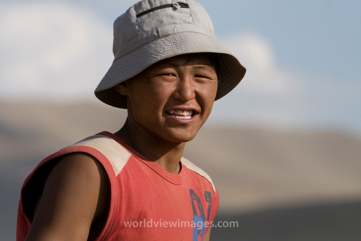 Boy in Mongolia