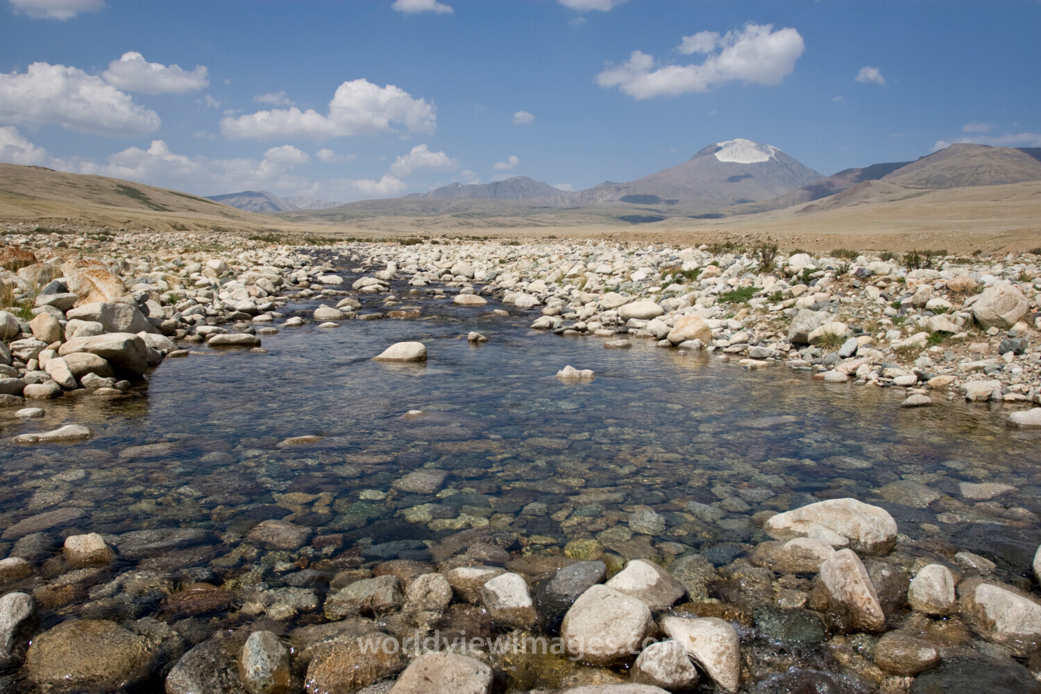 Mountain Stream in Mongolia