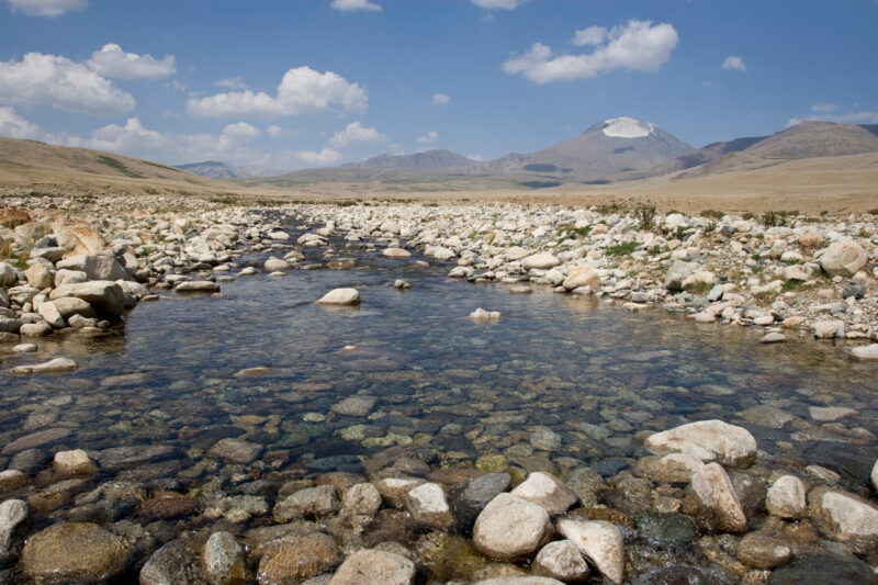 Mountain Stream in Mongolia — Mongolia, river, stream