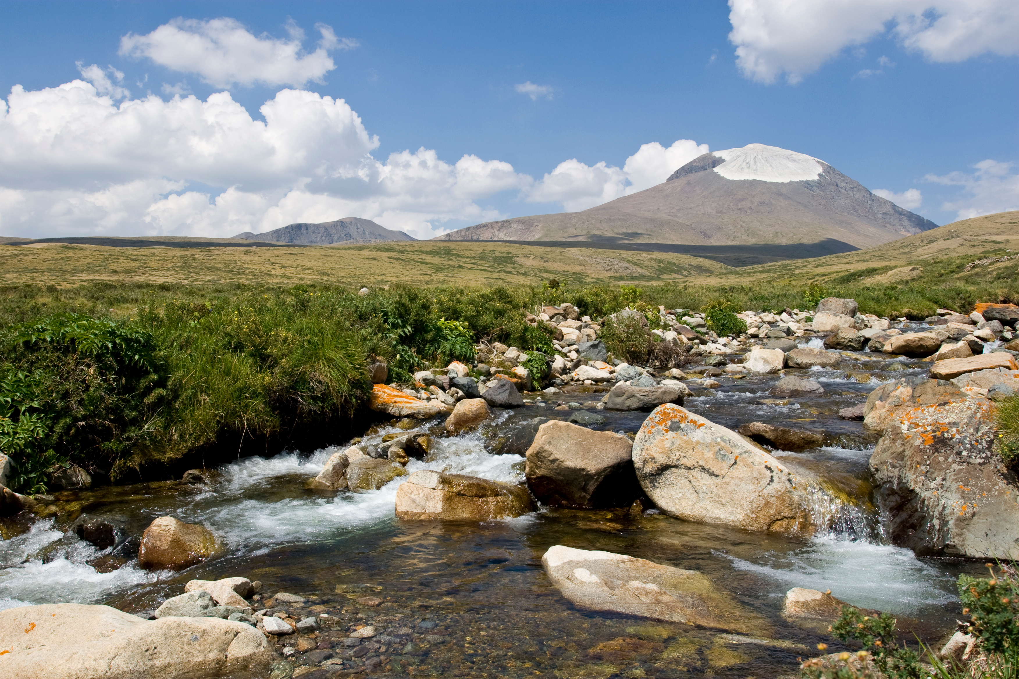 Mountain Stream in Mongolia