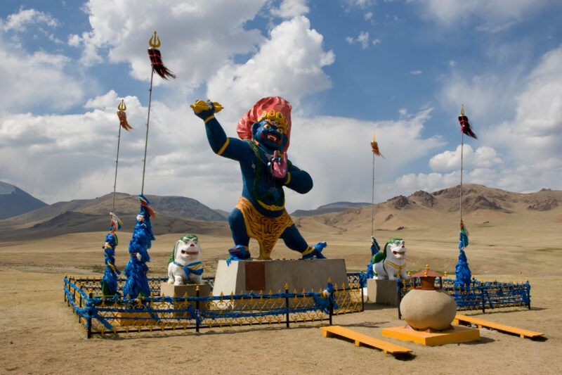 Sculpture in Mongolia — Stock Images of life in Rural Mongolia, and the people who live there — Mongolia