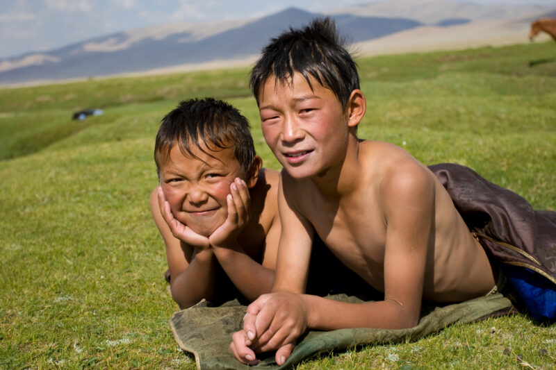 Children in Mongolia — Stock Images of children growing up in rural Mongolia — Mongolia, children, child, faces, mongolian