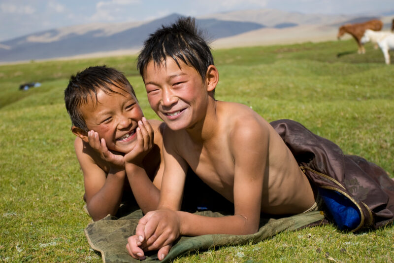 Children in Mongolia — Stock Images of children growing up in rural Mongolia — Mongolia, children, child, faces, mongolian