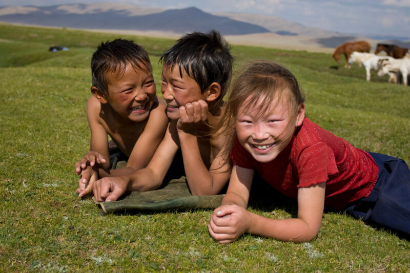 Children in Mongolia — Stock Images of children growing up in rural Mongolia — Mongolia, children, child, faces, mongolian