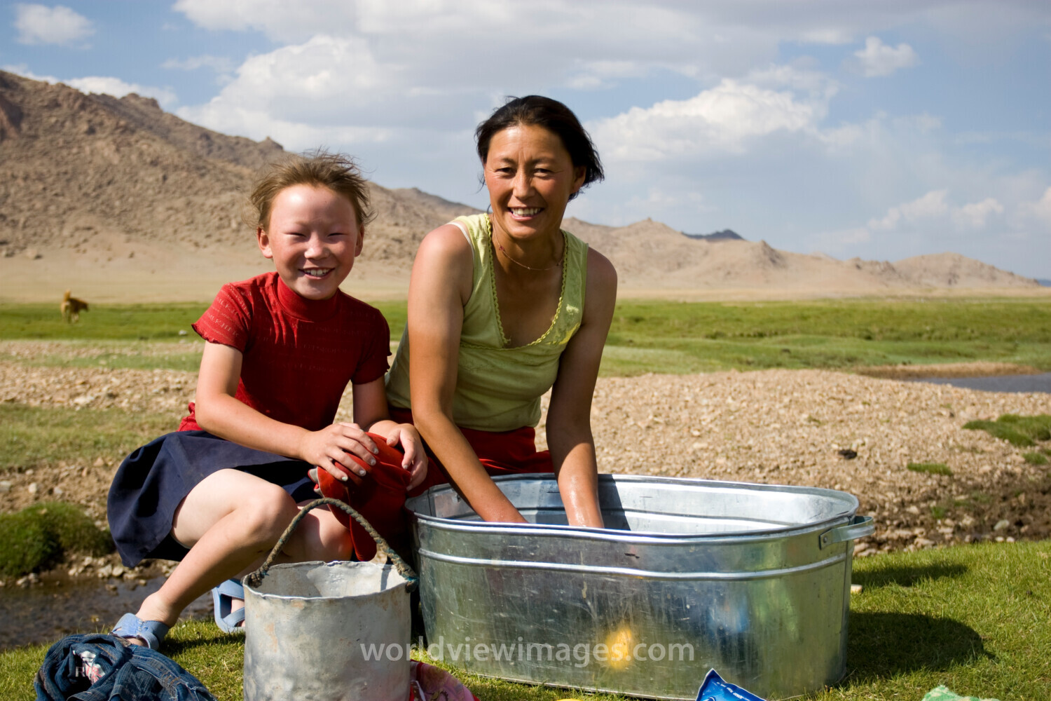 Doing the Laundry in Mongolia