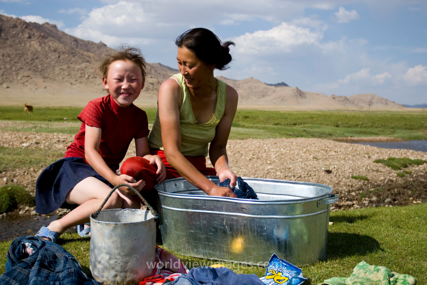 Doing the Laundry in Mongolia